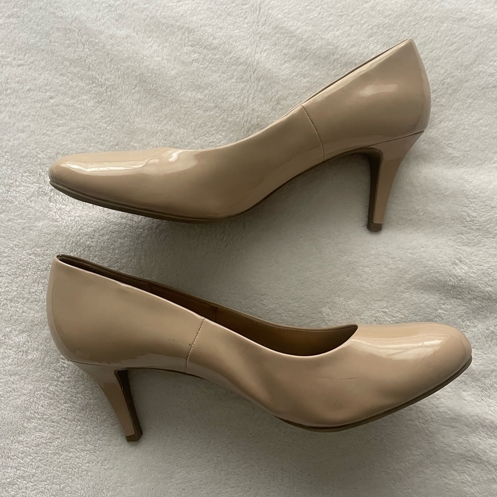 Elegant Beige Women's Heels